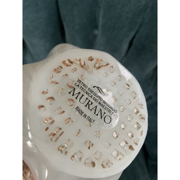 Murano Art Glass Vase Vetro Eseguito Secondo La Tecnica Dei Mastri Di - Picture 3 of 11